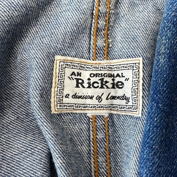 Vintage 90’s Rickie aztec embroidered denim jacket - Picture 5 of 7